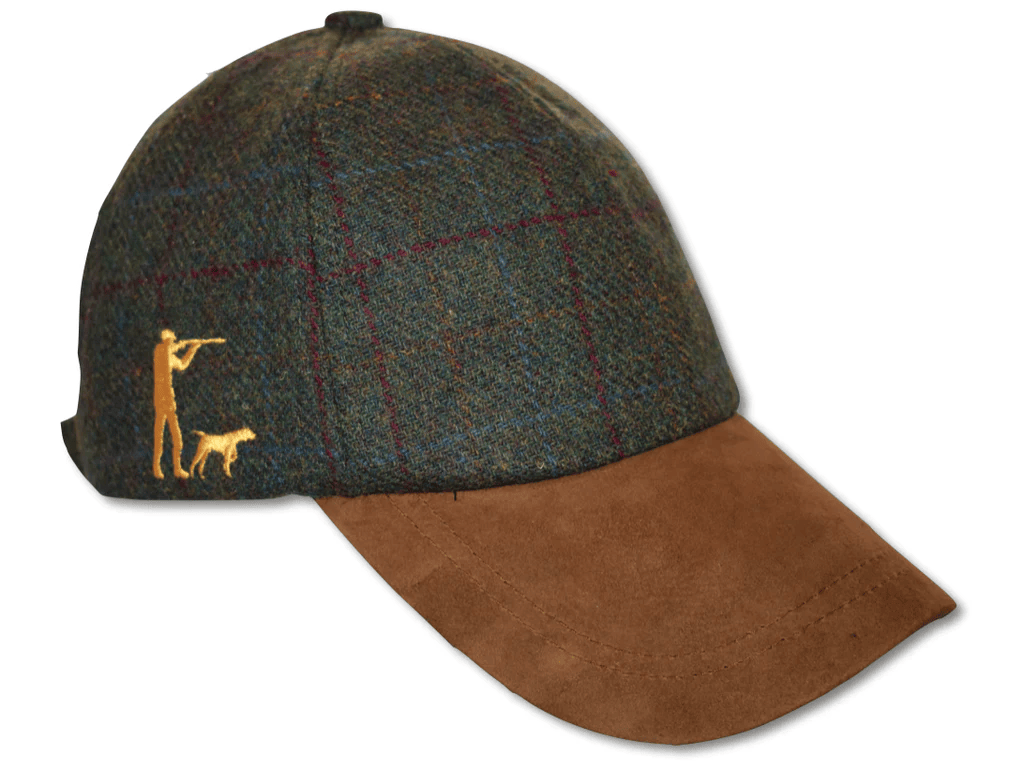 Jaktkeps i Grön Tweed - Jägare & Hund