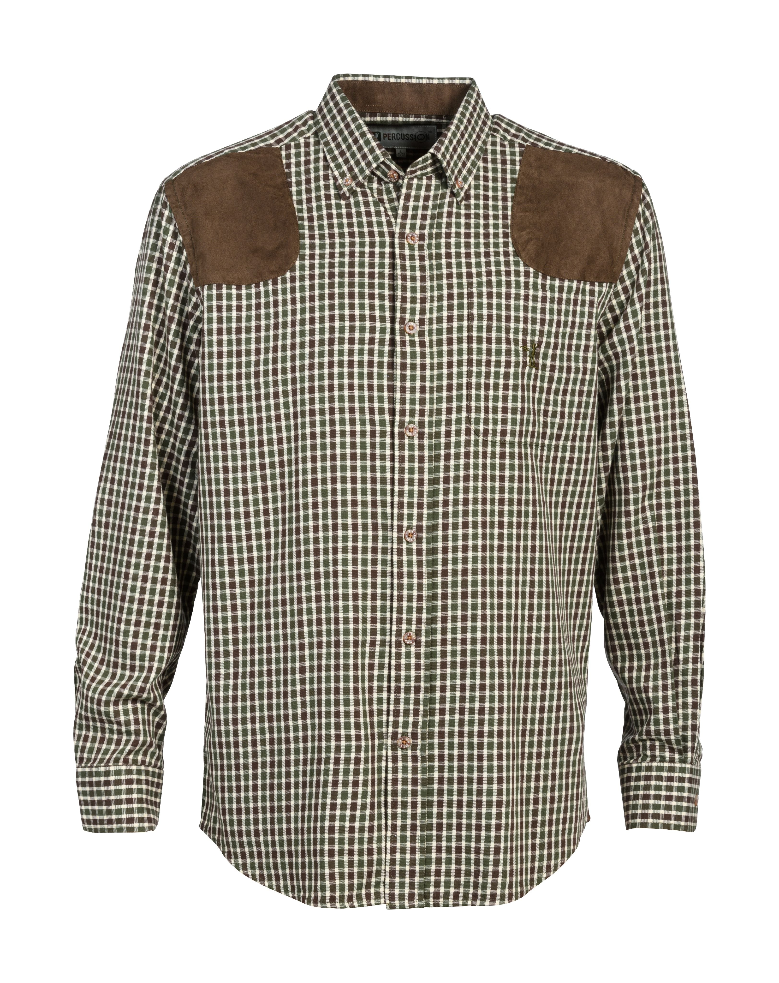 Grön rutig jaktskjorta