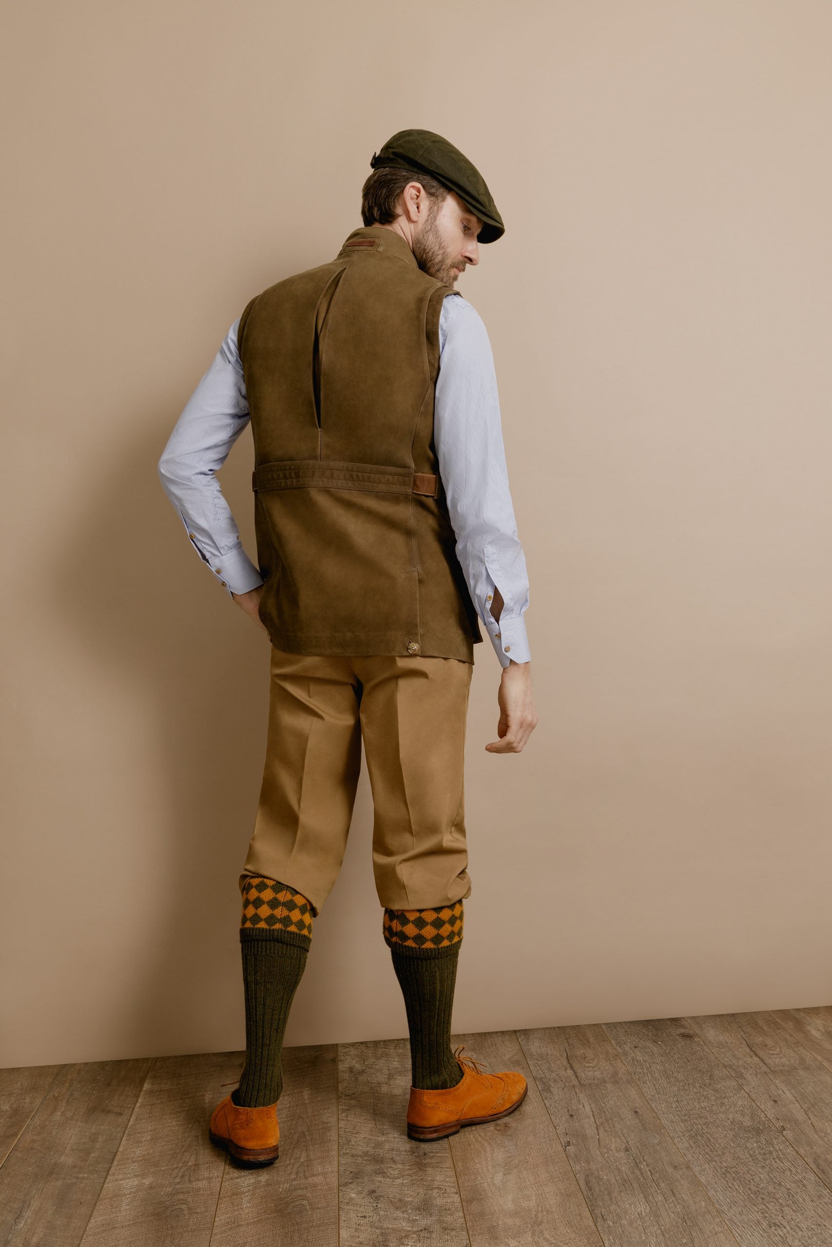 Vaxad Jaktväst i Mocka - Coloniaire Shooter