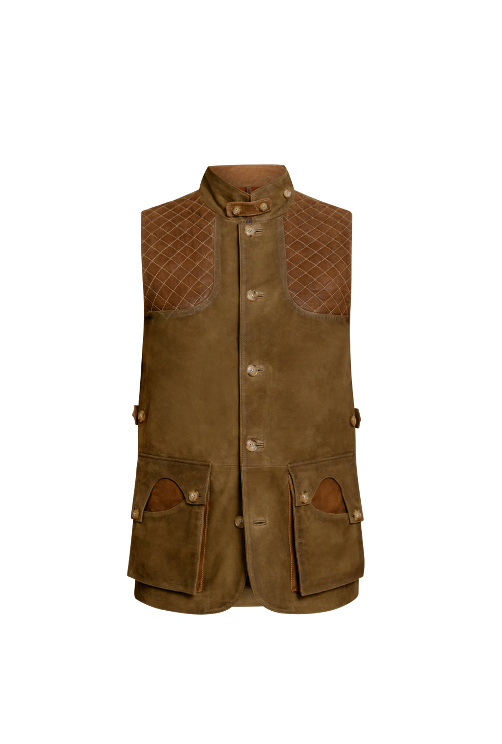 Vaxad Jaktväst i Mocka - Coloniaire Shooter