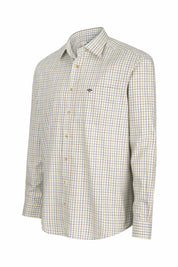 Inverness - Tattersallskjorta Vinröd/Blå/Grön - Hoggs of Fife