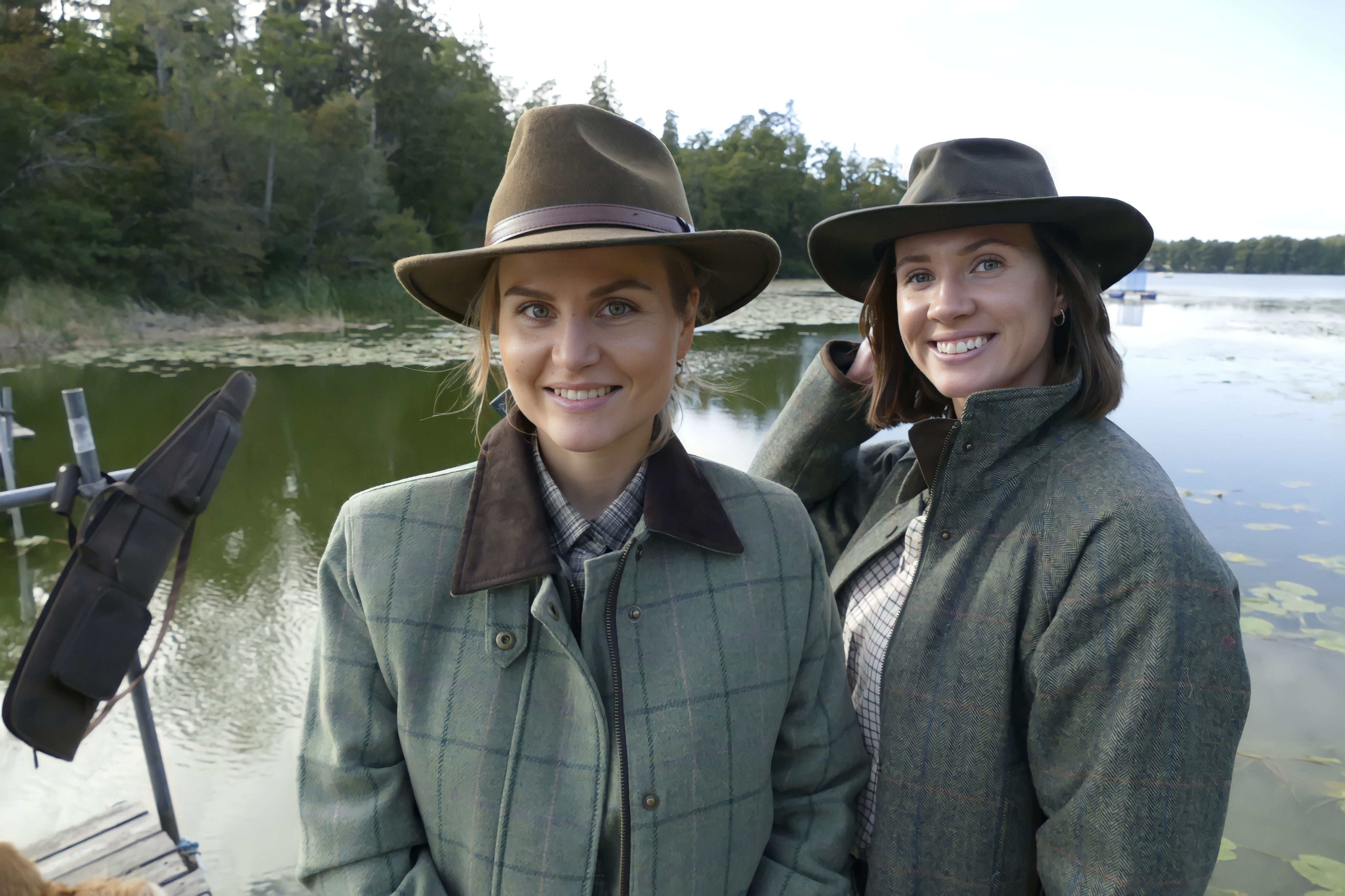 Tweed hunting clothes