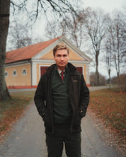 Half-zip jakt herr Grön