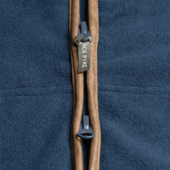 Mörkblå Fleecejacka - Herr