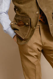 Vaxad Jaktväst i Mocka - Coloniaire Shooter