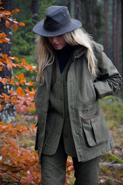 Caledonia - Vaxad Indiana Hatt för Dam och Herr