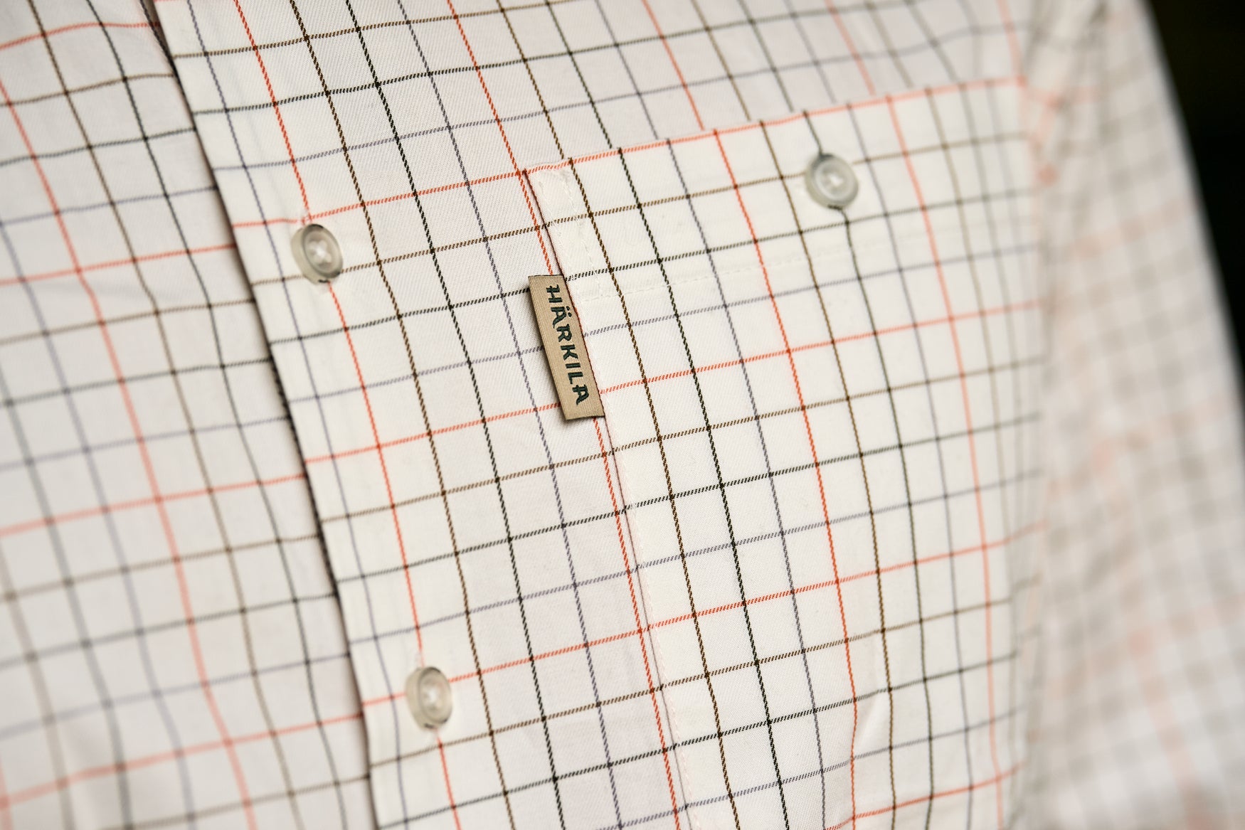 Portfield Skjorta - Mandarin Check