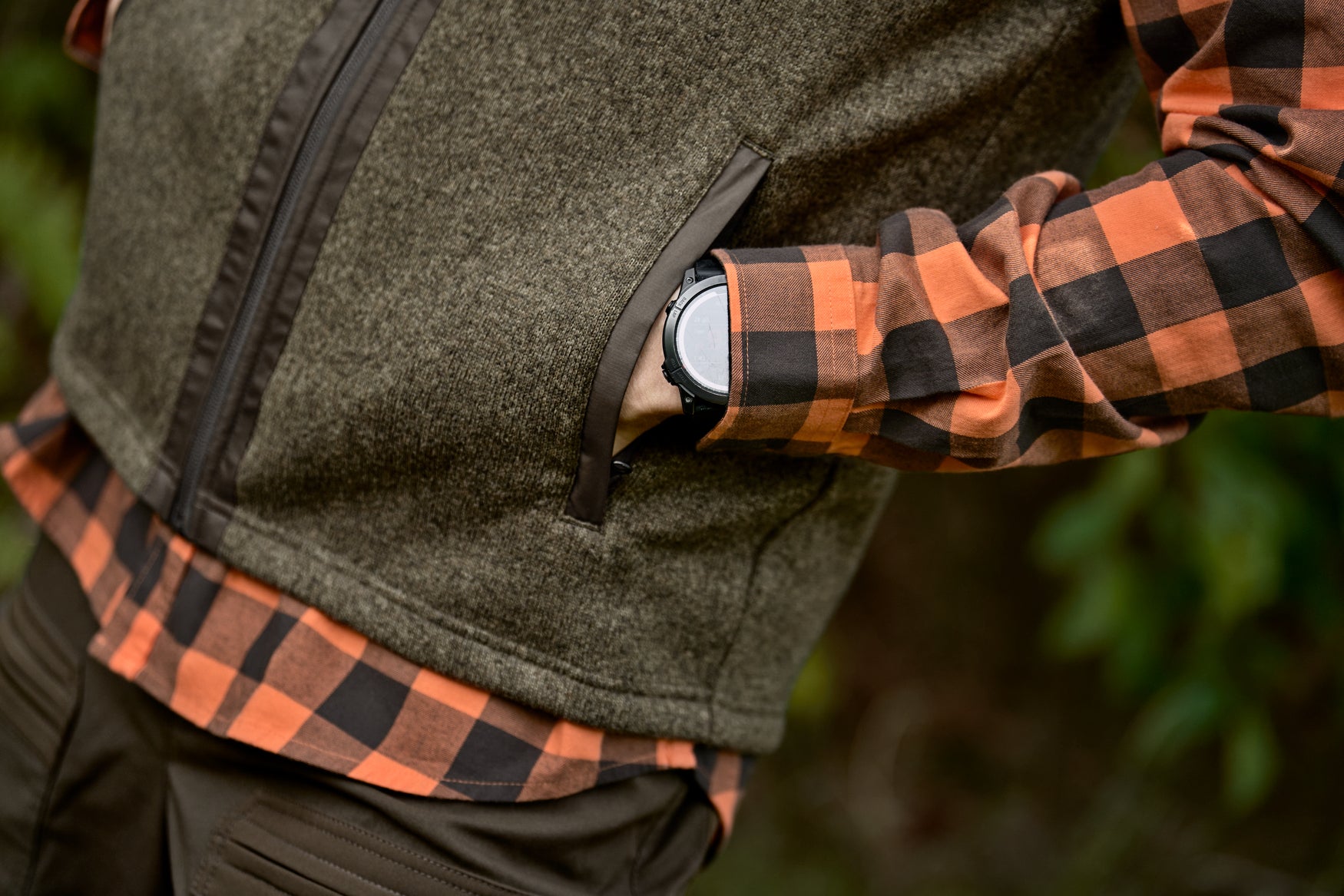 Kalix Fleeceväst - Dark Earth