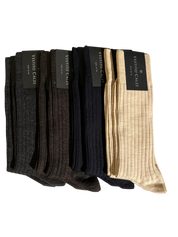 Ribbed Socks - Merino Wool