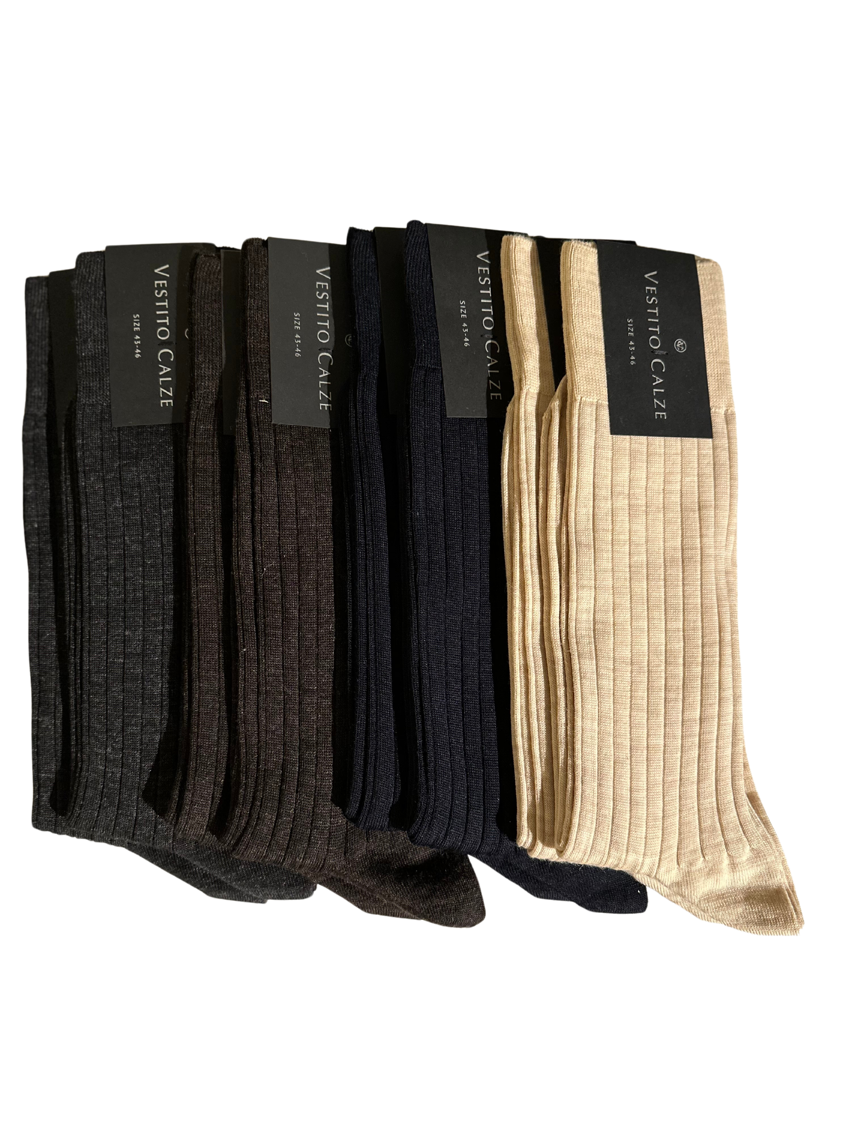 Ribbed Socks - Merino Wool
