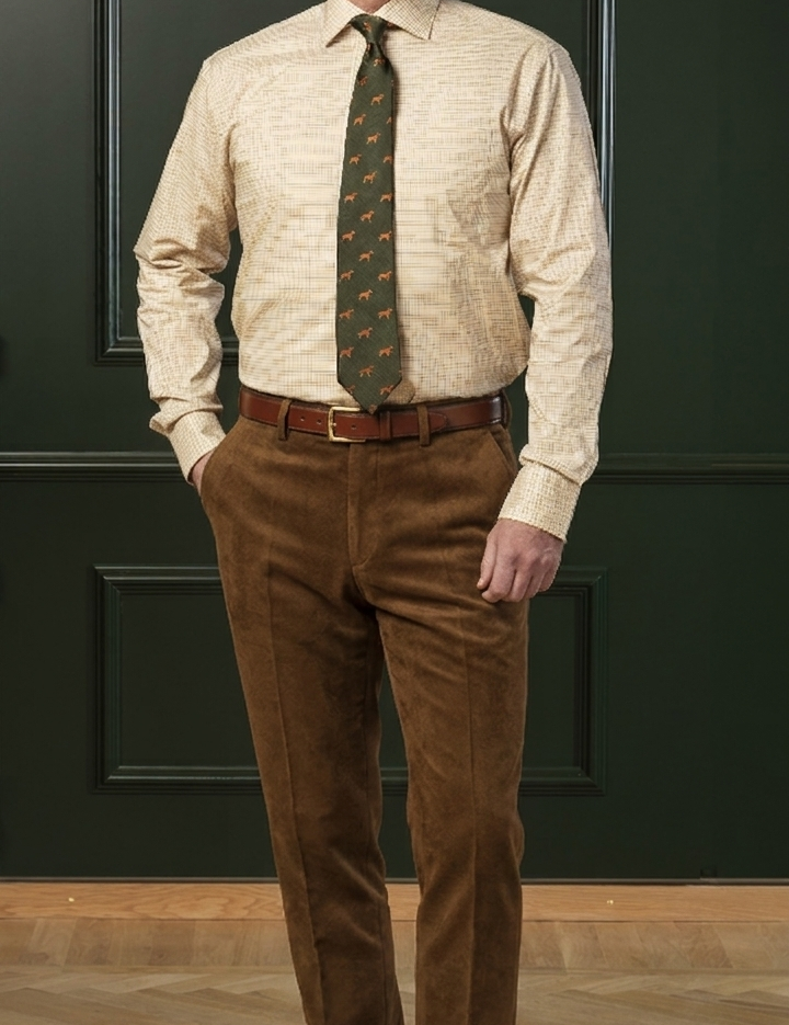Belgravia Moleskin Trousers - Bronze