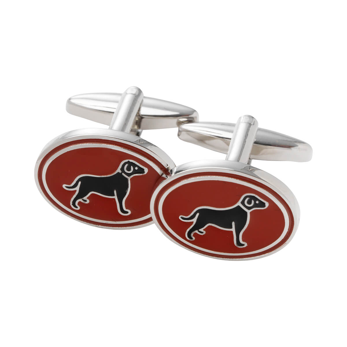 Laksen Dog Cuff Links Blood Orange