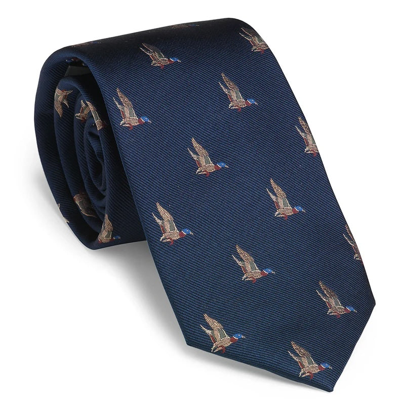 Laksen Duck Tie Navy
