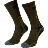 Field Merino Strumpa 2-pack - Pine Green/Military Olive
