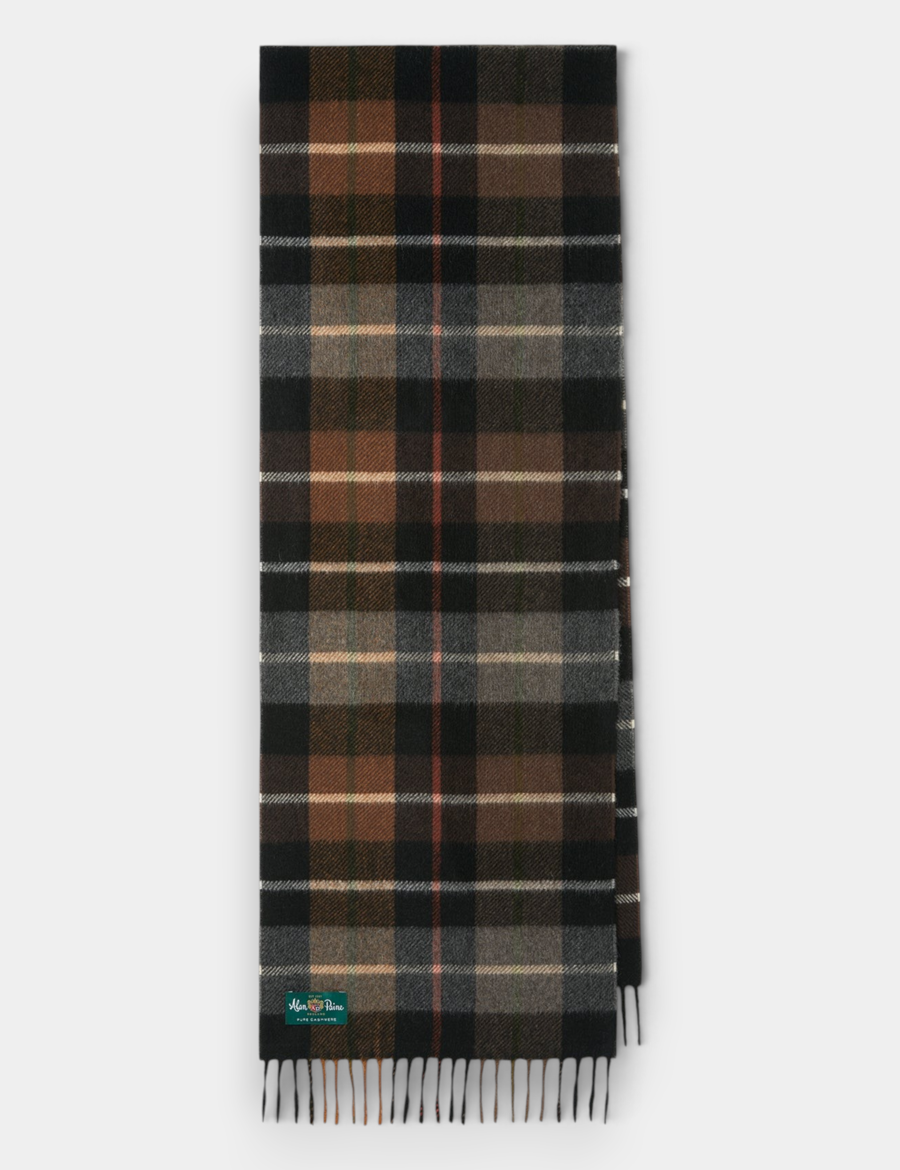 Halsduk Kashmir - Brown Mandally