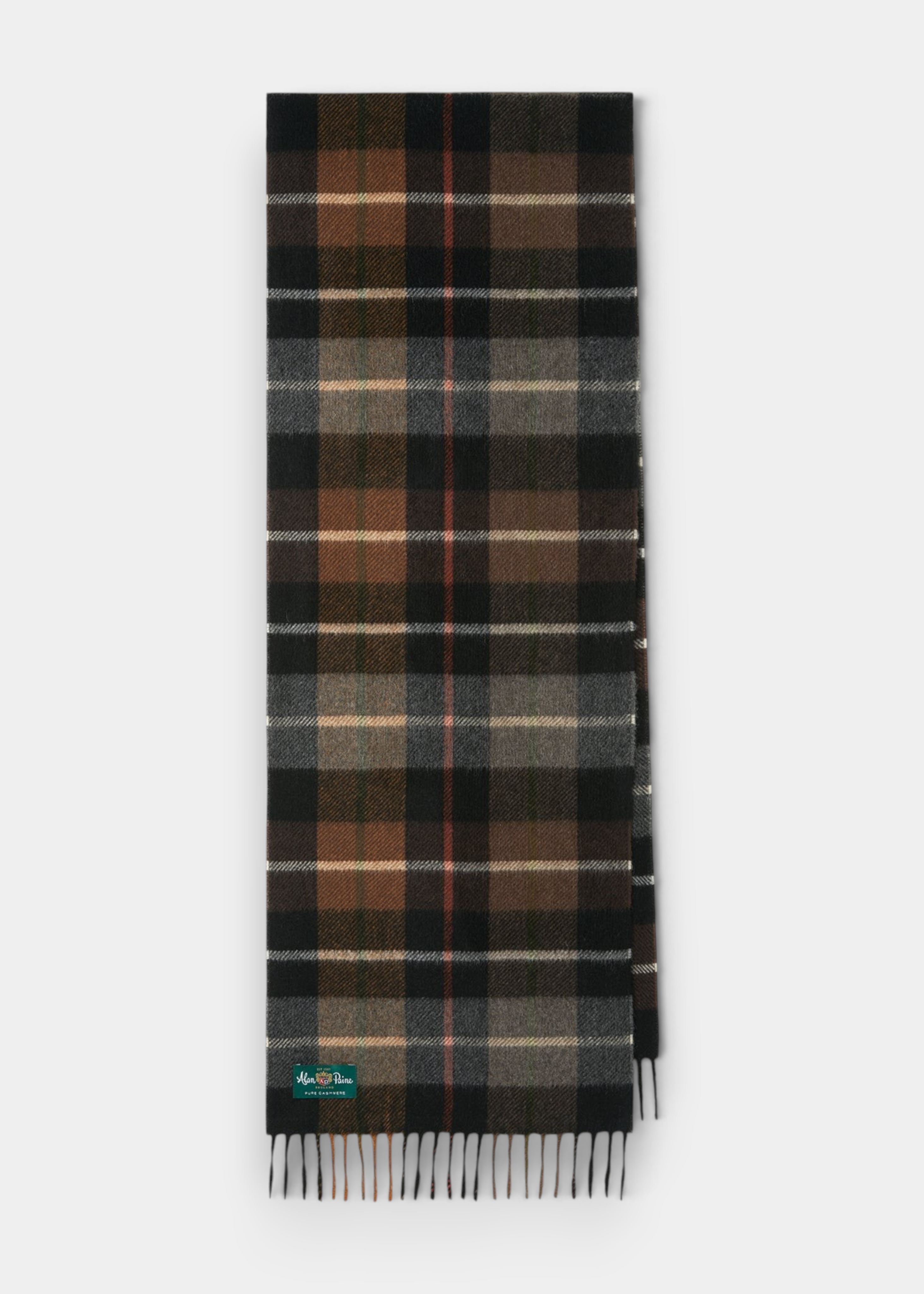 Halsduk Kashmir - Brown Mandally
