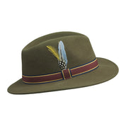 Brixton Ladies Fedora Cashmere Hat - Loden Green