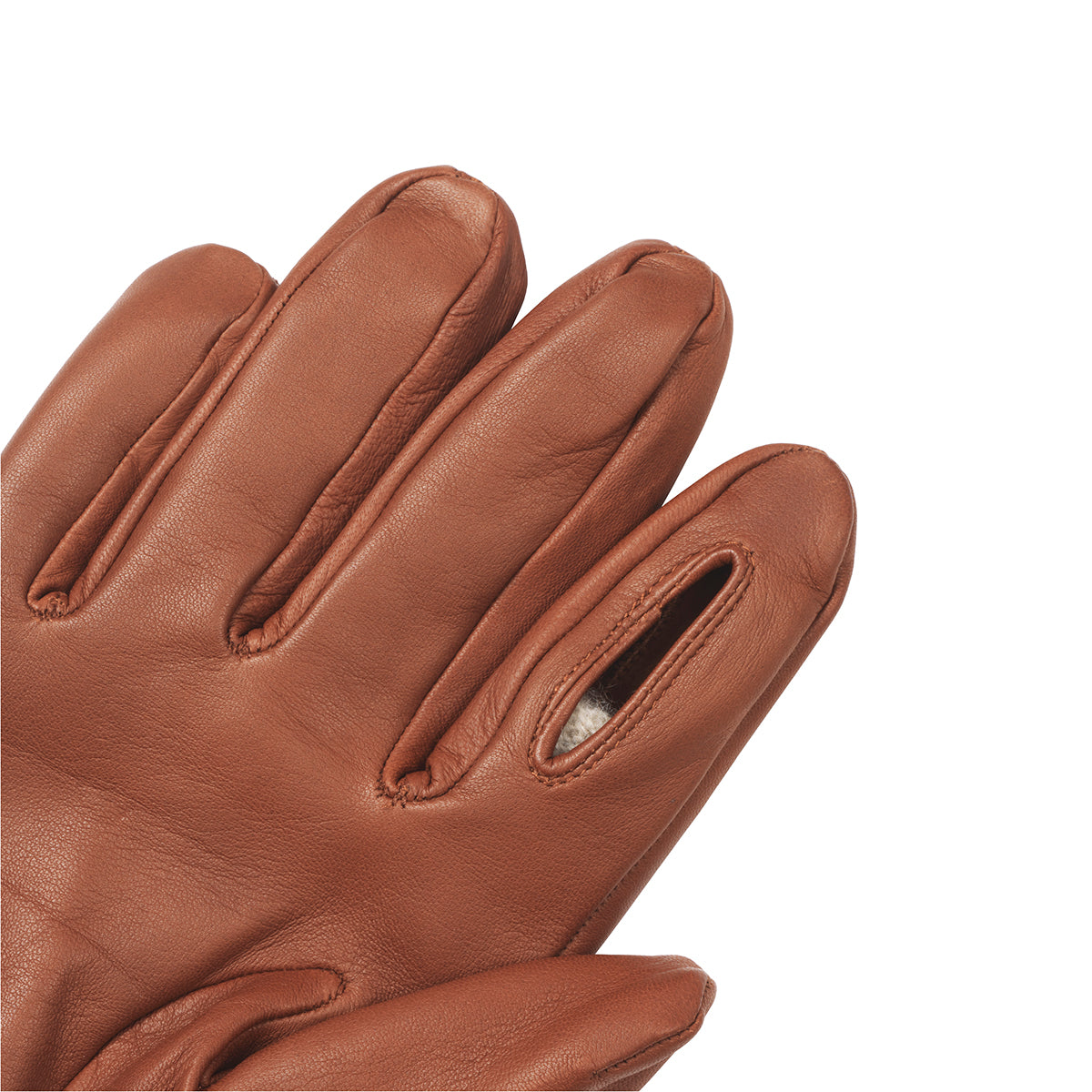 Laksen Sutton Shooting Gloves - Cognac detalj