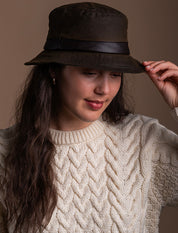 Macreddin Wax Bucket Hat - Olive