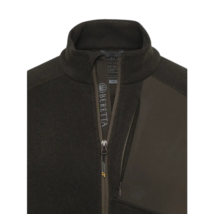 Abisko Full Zip Fleece - Brown Bark