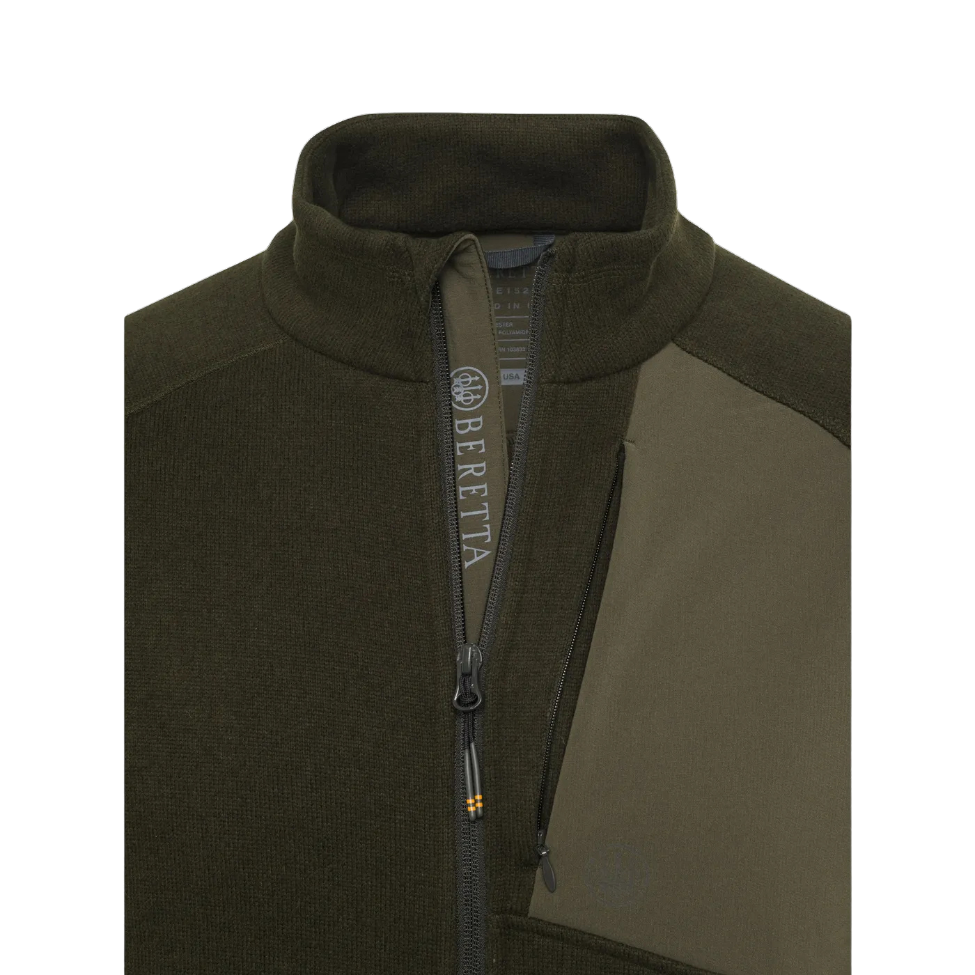 Abisko Full Zip Fleece - Green Moss