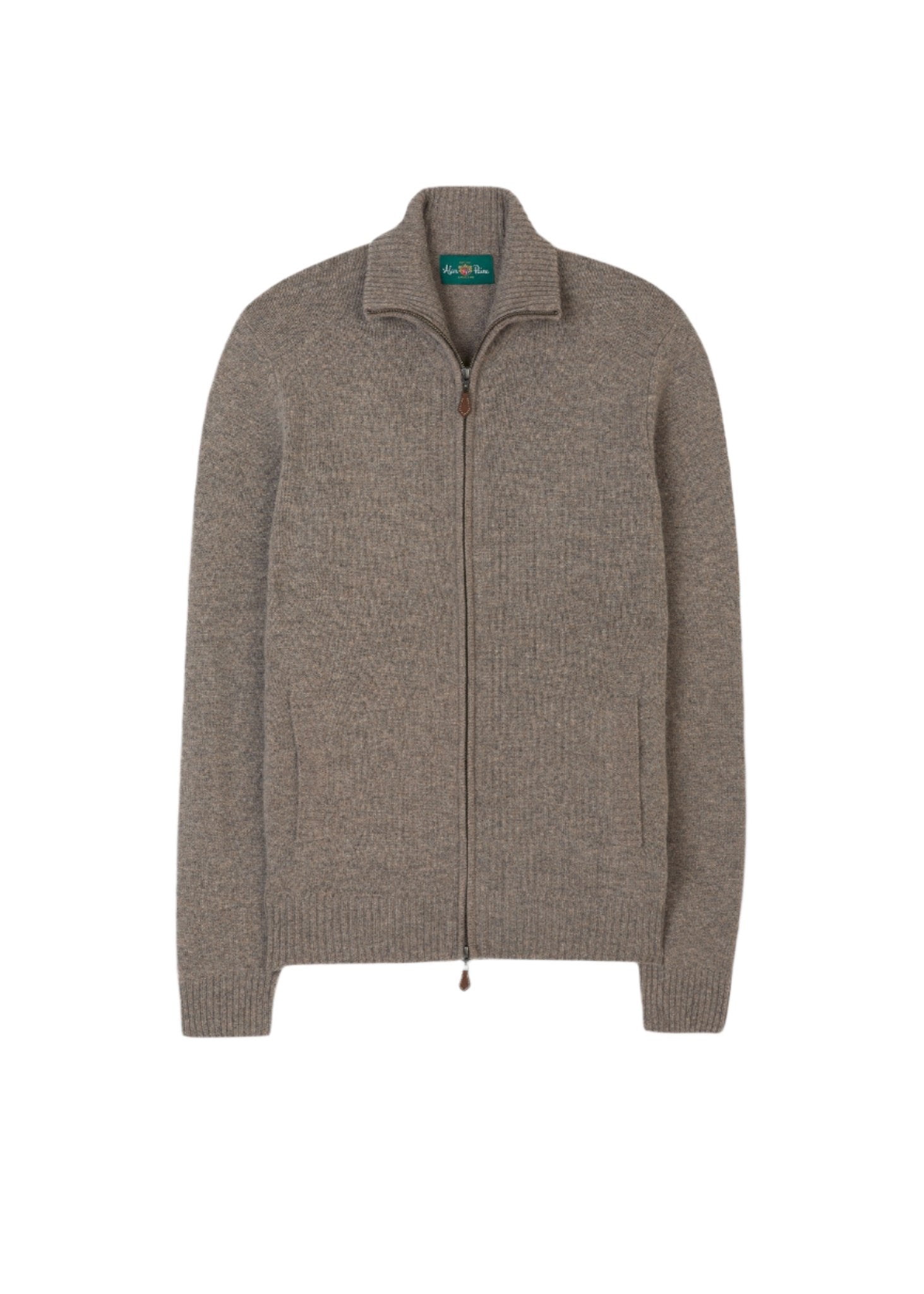 Ballater Lammullströja - Full-Zip
