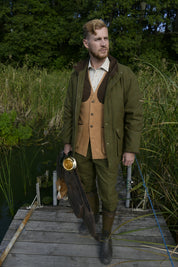 Belgravia Leith Shooting Vest - Camel