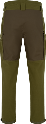 Blaser Silence 2L Trousers Dark Olive/Dark Brown bak