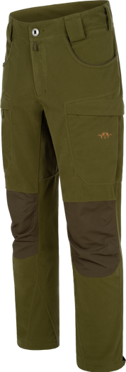 Blaser Silence 2L Trousers Dark Olive/Dark Brown vänster sida