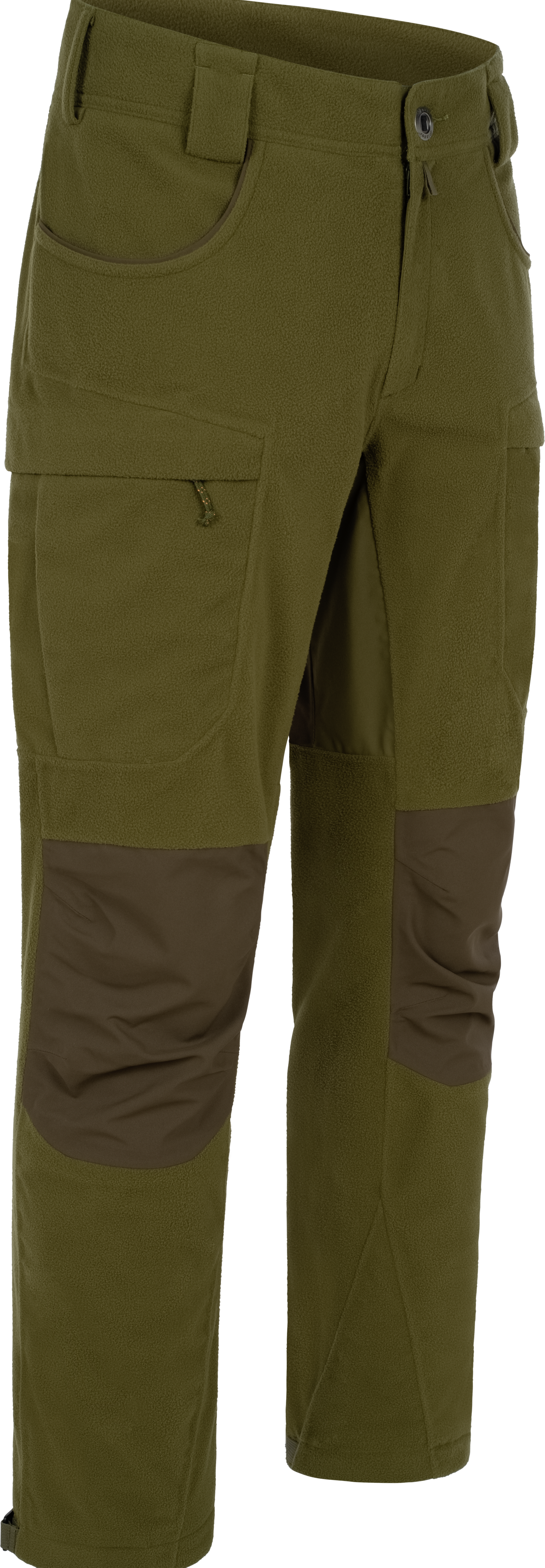 Blaser Silence 2L Trousers Dark Olive/Dark Brown höger sida