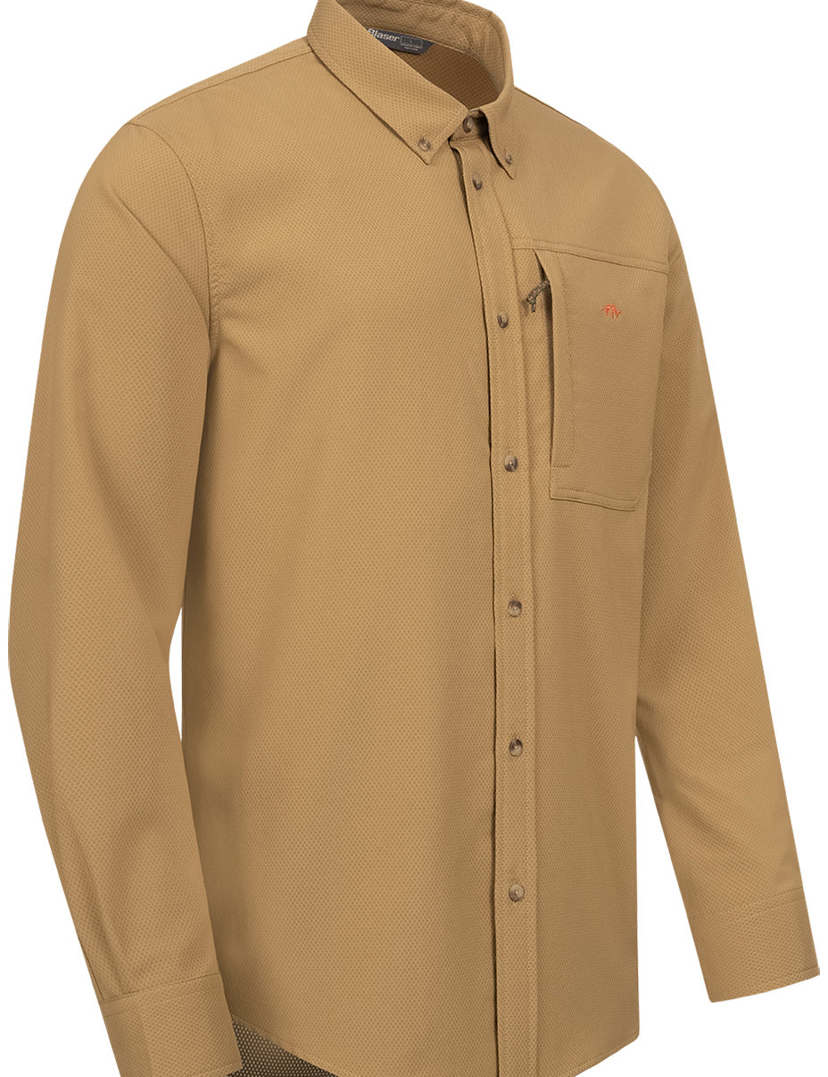 Blaser Airflow Shirt - Beige Camel
