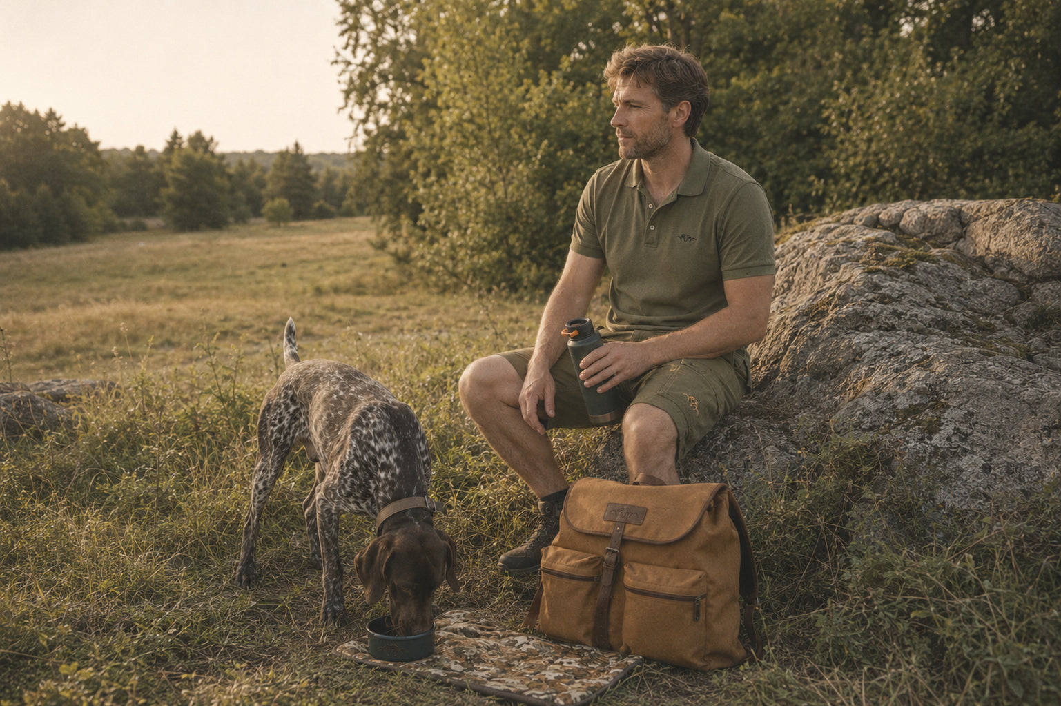 Blaser Airflow Shorts - Dark Olive