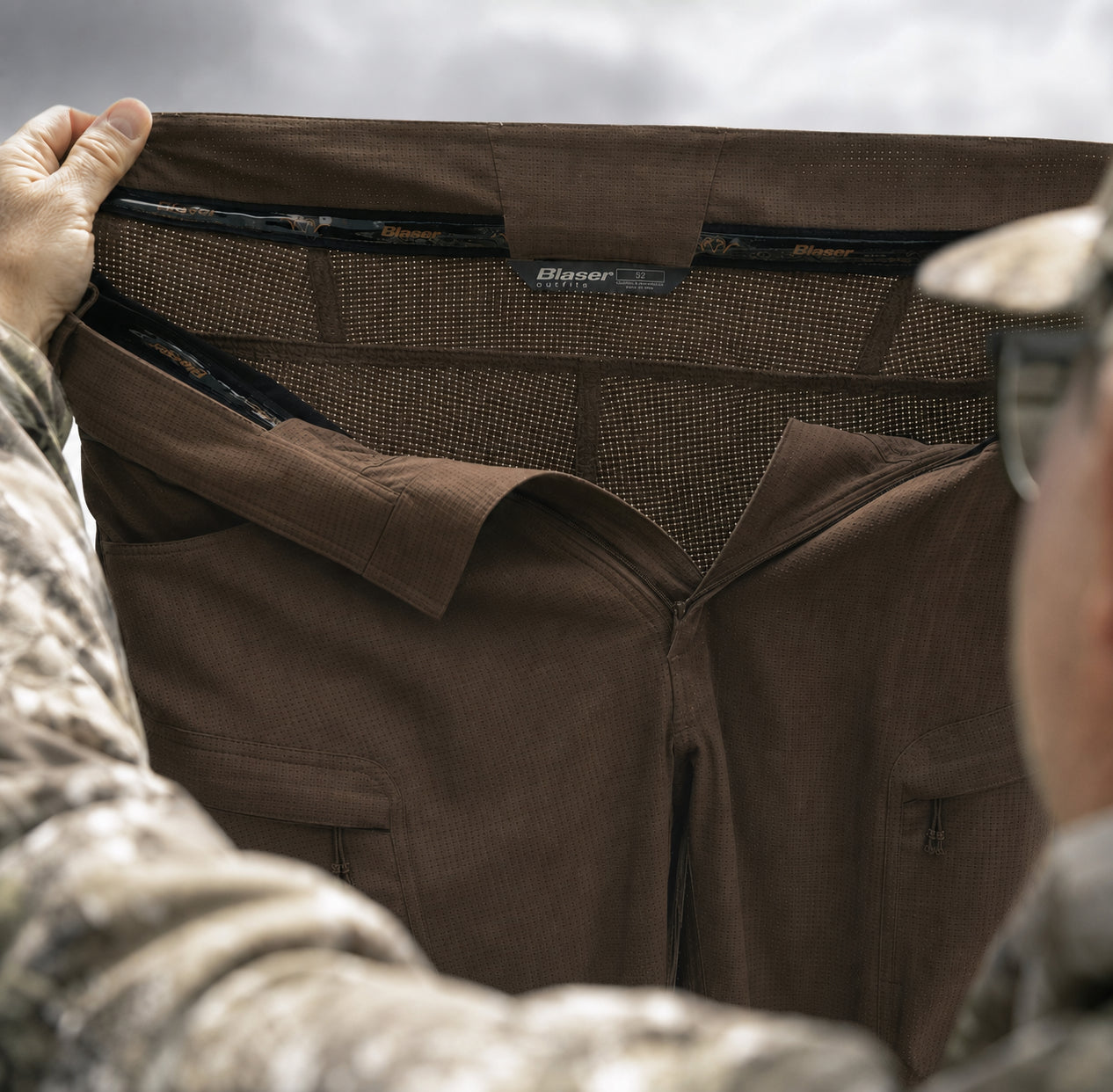 Blaser Airflow Trousers - Dark Brown