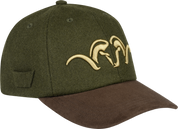 Blaser Argali Felt Suede Cap - Dunkel Olive