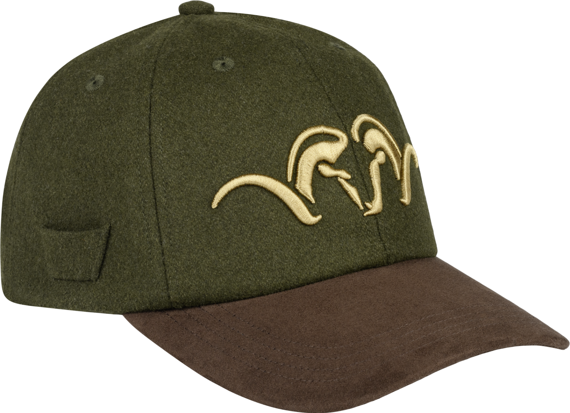 Blaser Argali Felt Suede Cap - Dunkel Olive