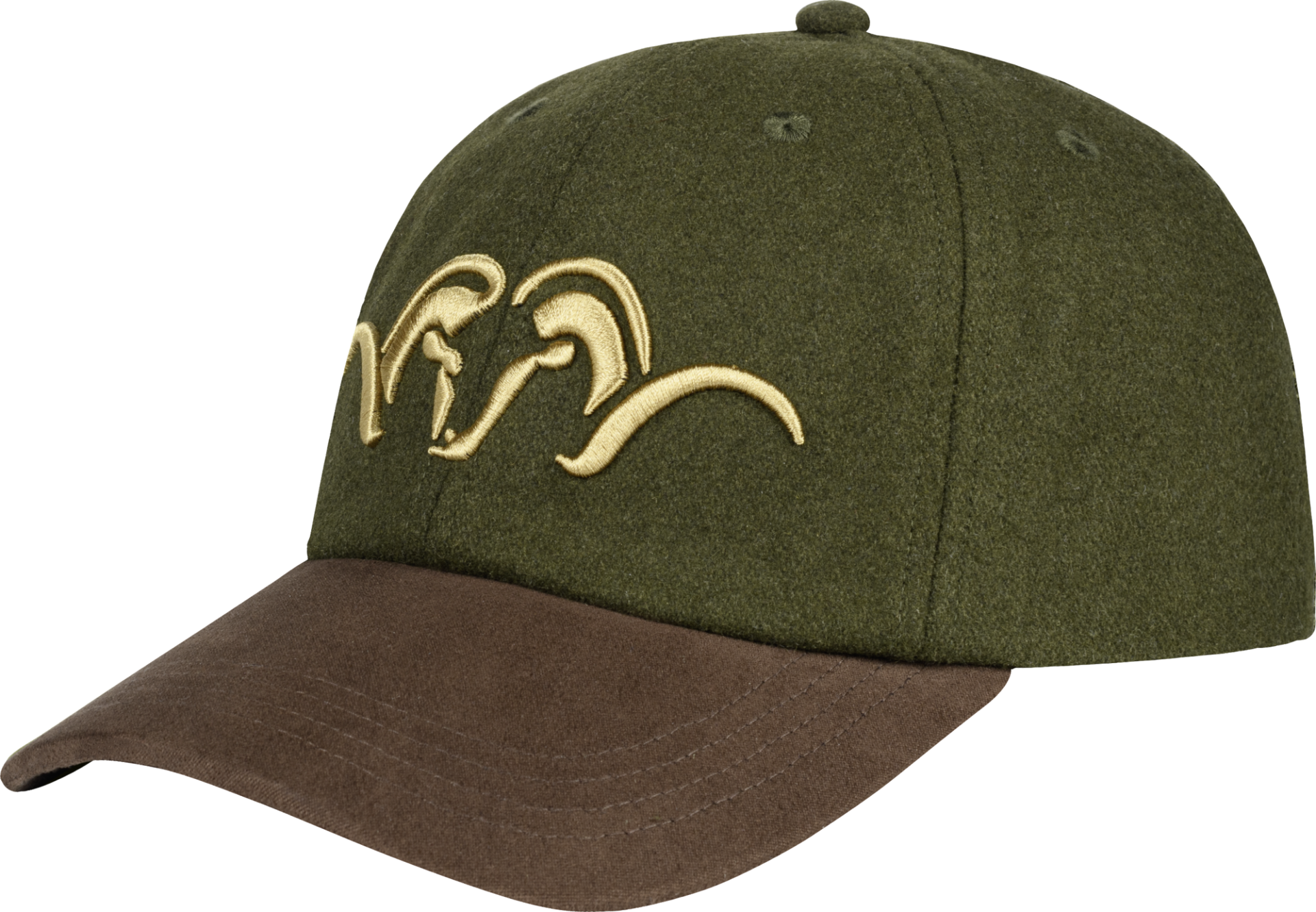 Blaser Argali Felt Suede Cap - Dunkel Olive