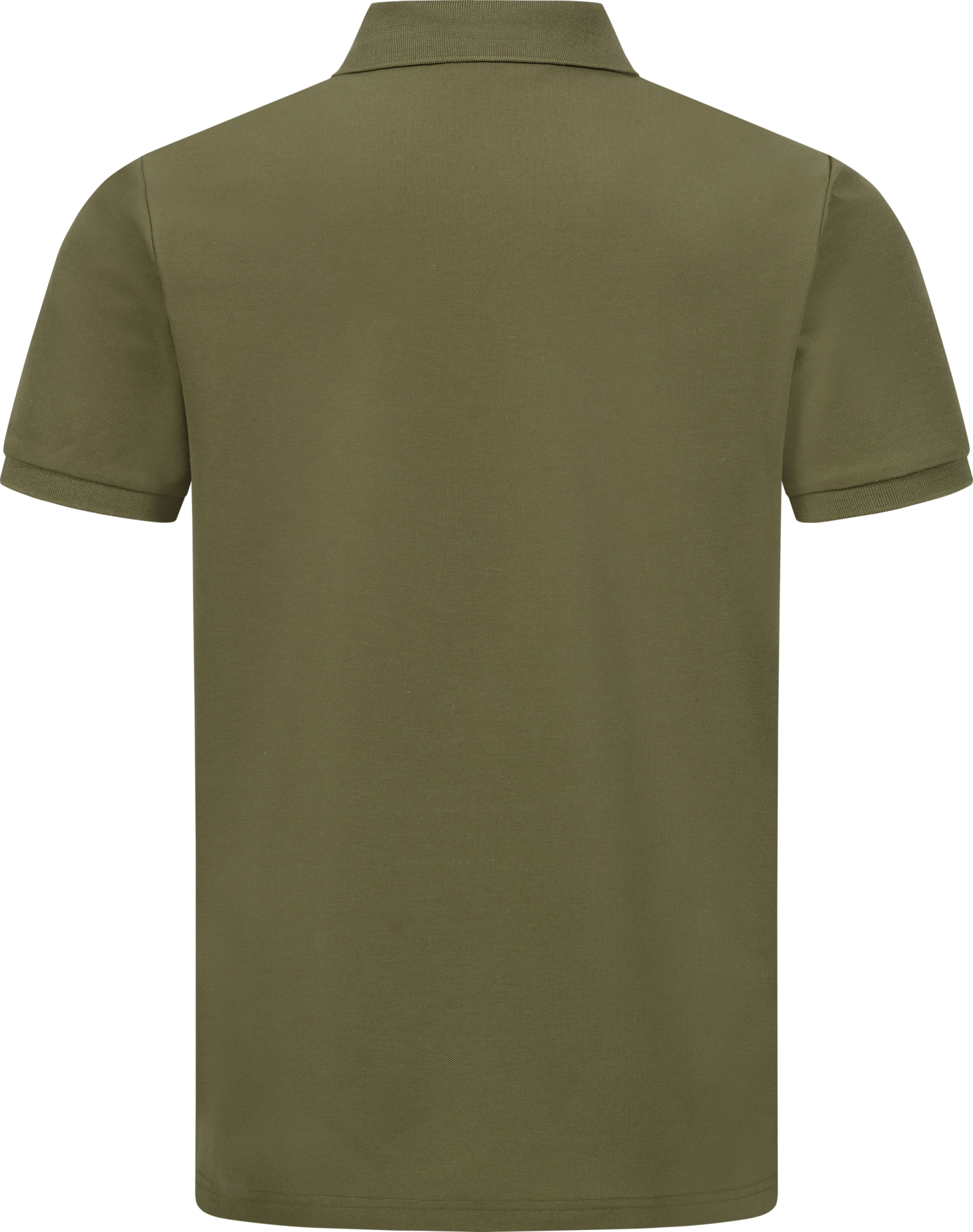 Blaser Men's Polo Shirt Shooting Patch - Dark Olive/Brown