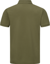Blaser Men's Polo Shirt Shooting Patch - Dark Olive/Brown