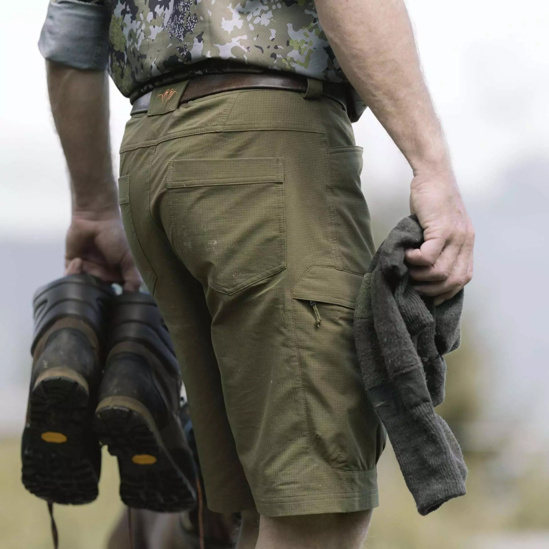 Blaser Men's Airflow Shorts - Dark Olive