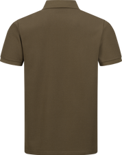 Blaser Men's Polo Shirt Shooting Patch - Brown/Orange