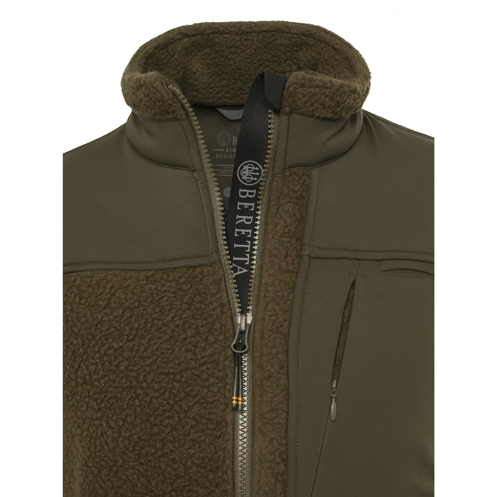 Halifax Sherpa W Fleece Jacket - Green Moss