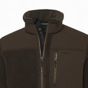 Halifax Sherpa Fleece Jacket - Brown Bark