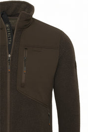 Halifax Sherpa Fleece Jacket - Brown Bark