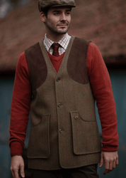 Combrook Jaktväst i Tweed - Sage