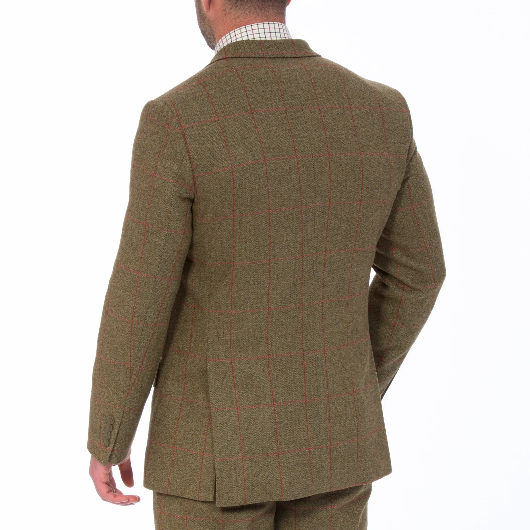 Combrook Mens Blazer Sage - Tweedkavaj Herr