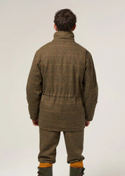 Men's Tweed Jacket - Combrook Teak Shooting Field Coat