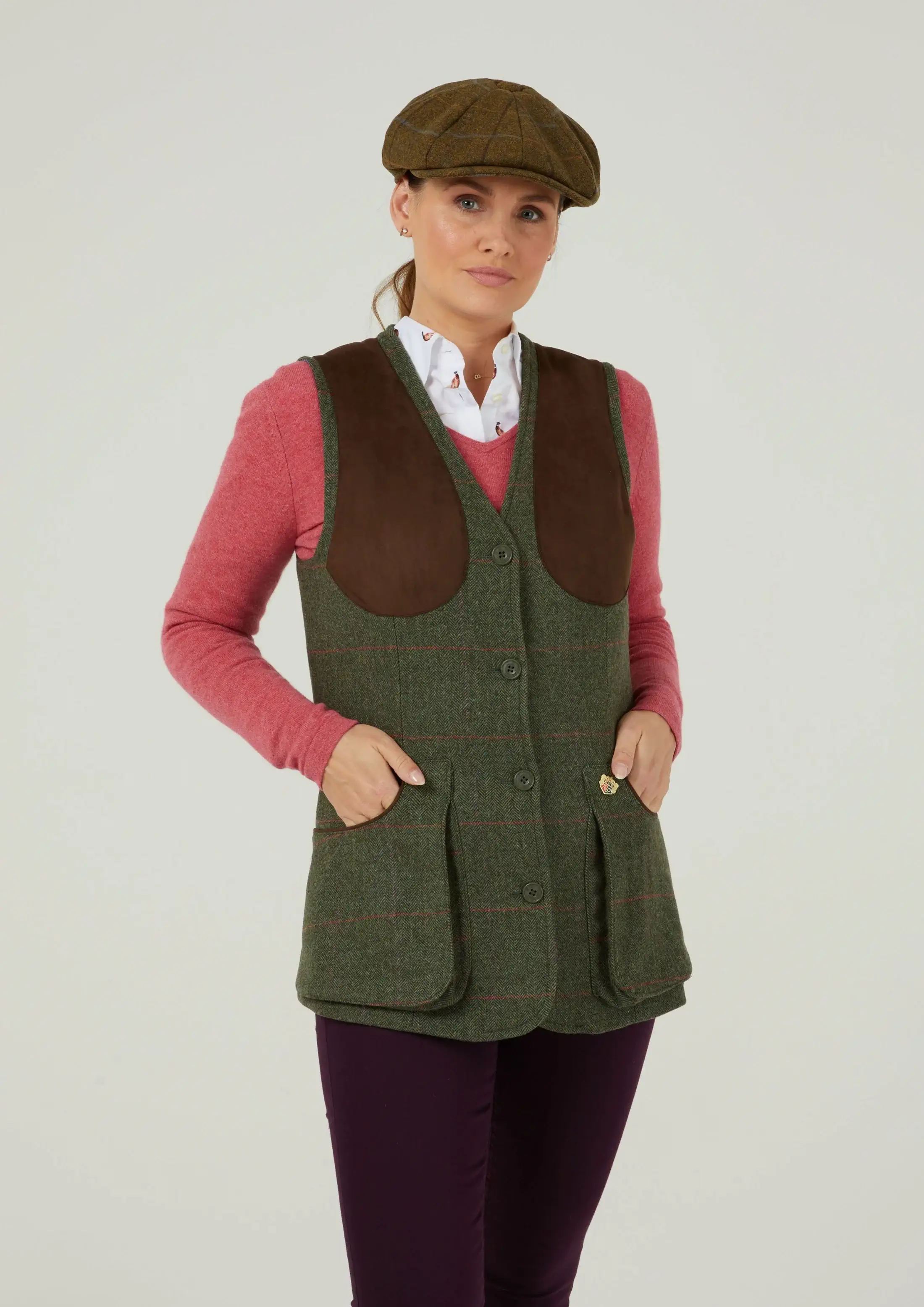 Combrook Heath - Tweed-vest til kvinder