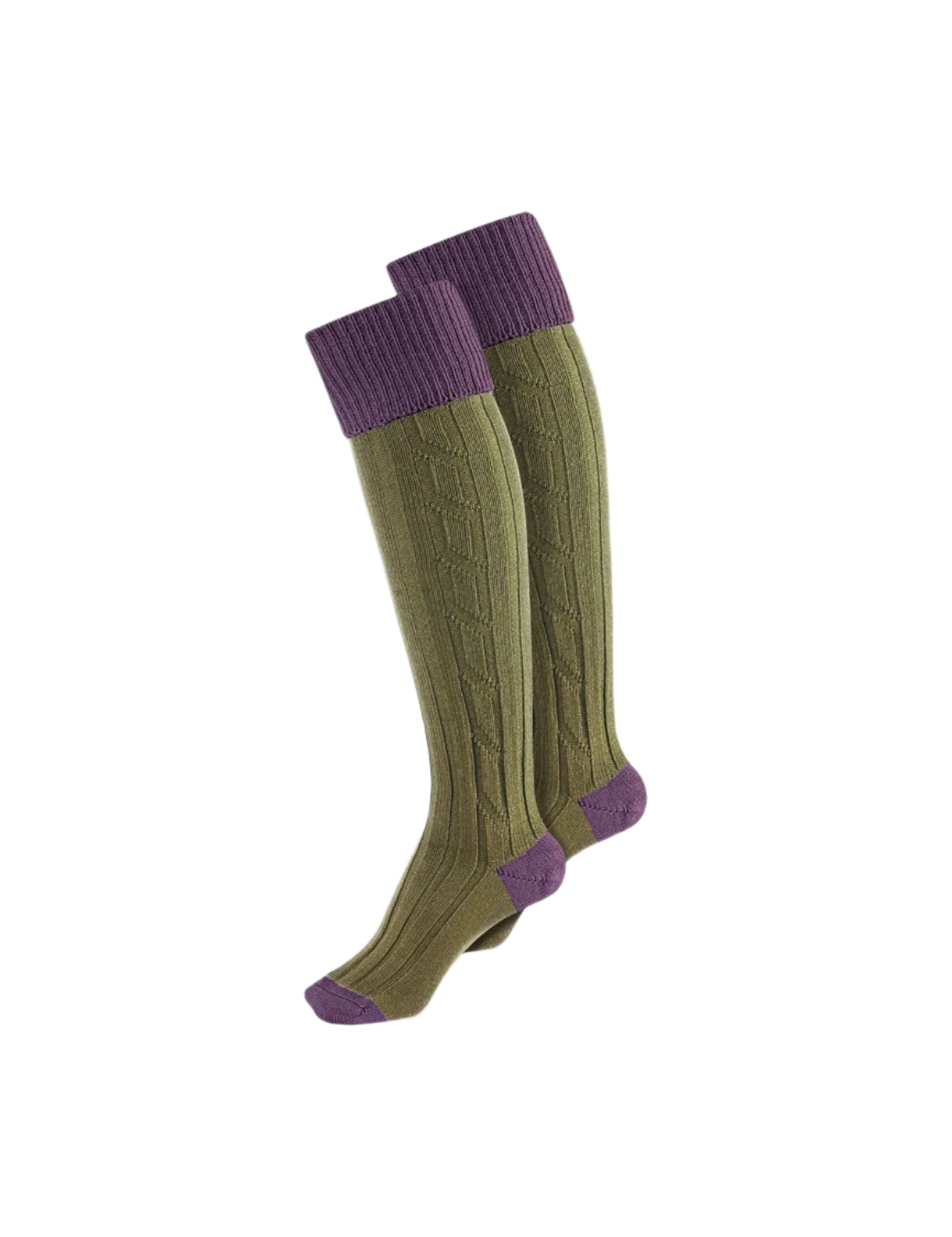 Combrook Mauve & Meadow - Jaktstrumpor i Ull
