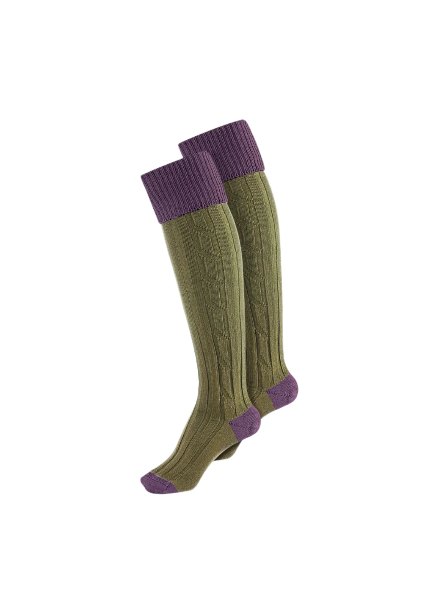 Combrook Mauve & Meadow - Jaktstrumpor i Ull