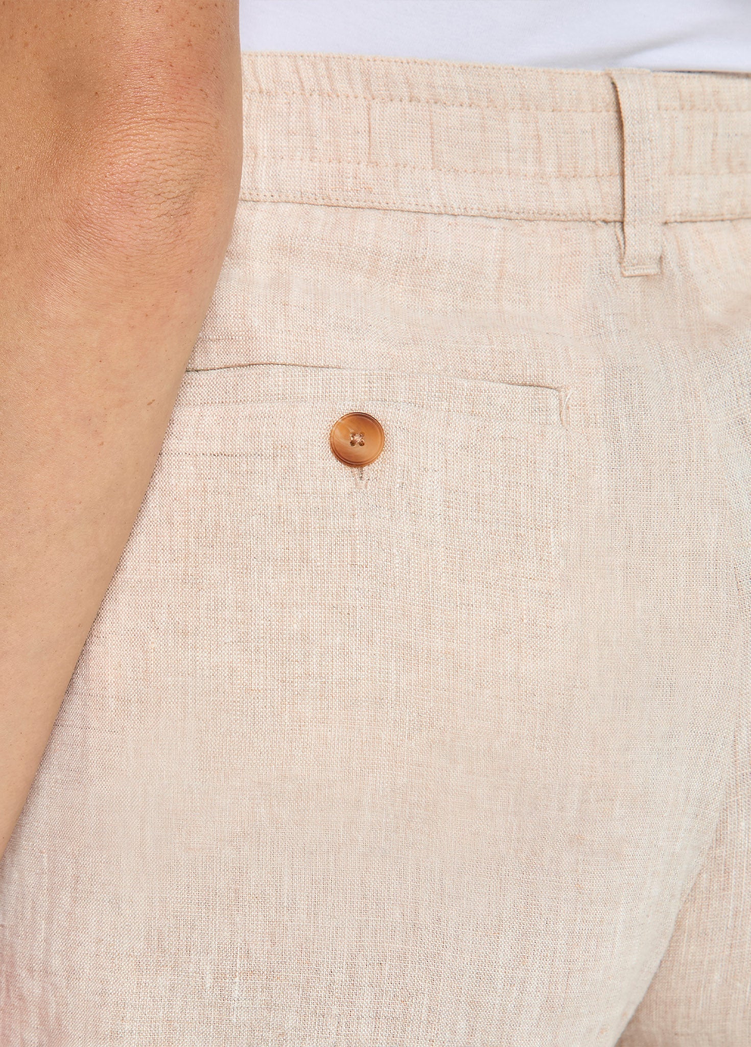 Dubarry Maryland Linneshorts - Oatmeal